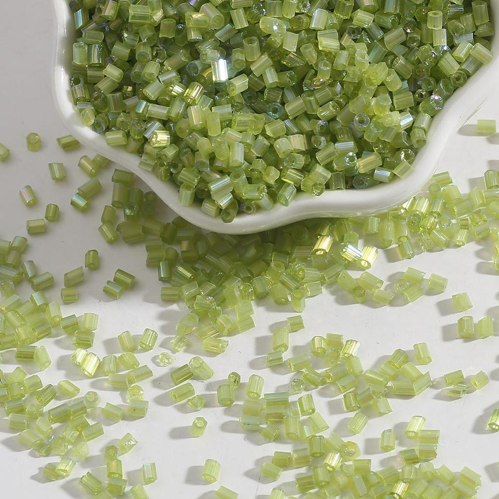 300/700 шт. Чешские цилиндрические стеклянные бисерные бусины-трубочки, европейский посевной бисер, свободные бусины для изготовления ювелирных изделий своими руками