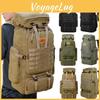 80л Уличный Военный Походный Треккинговый Холщовый Рюкзак с Дышащими Сетчатыми Плечевыми Лямками и Большой Вместимостью