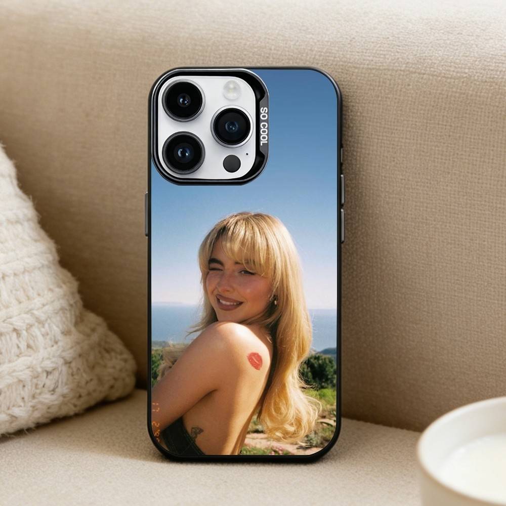Singer S-Sabrina Carpenter  Phone Case For iPhone 16,15,14,13,12,17,Pro,MAX Black Matte Shockproof Cover