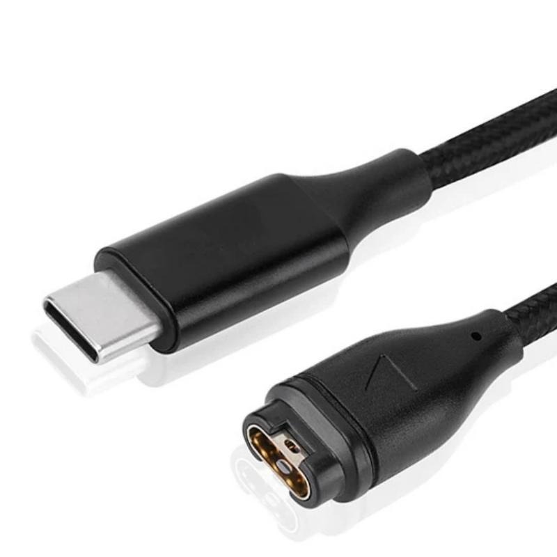 1 м Магнитный USB-кабель для зарядки умных часов, стабильная зарядка, прочный и долговечный