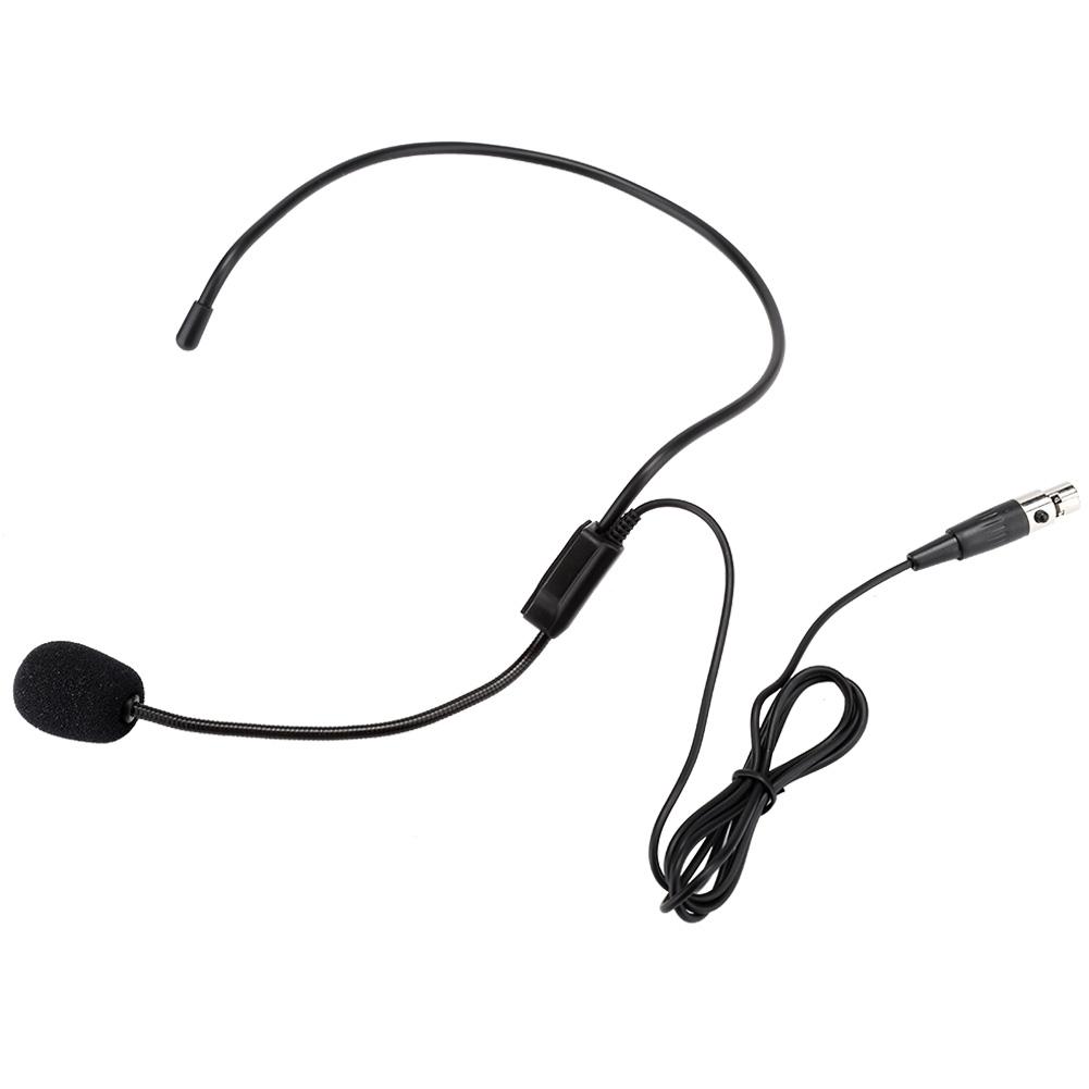 Мини XLR 3-контактный разъем TA3F Профессиональный беспроводной головной убор с микрофоном Гарнитура Микрофон
