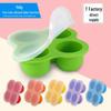 Silicone Food Box Set: Includes 4, 7, and 9-hole Boxes, Plus Air Fryer Accessories.