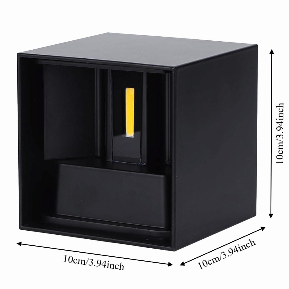 Aluminum LED Wall Lamp Warm White 3000K Wall Lamp Modern LED Wall Sconce Bathroom