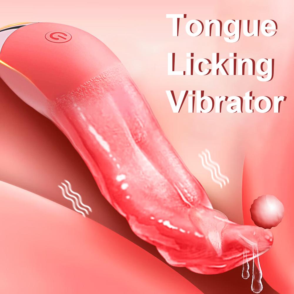 10 Mode Tongue Licking Vibrator Mini Sex Toys for Women Clit Stimulator G-spot Nipple Female Masturbator Couples Product
