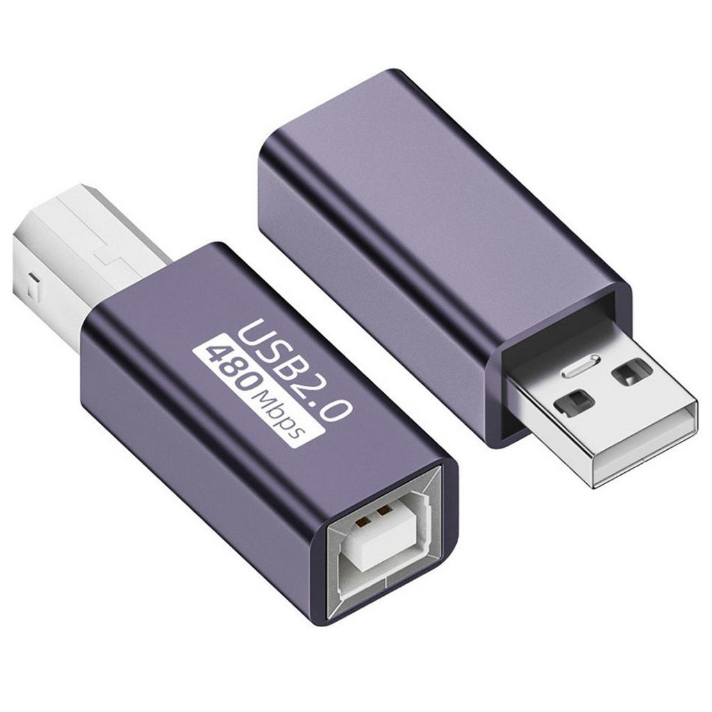 U2-010-AB 2 шт. USB 2.0 Тип B Female на Тип-A + Тип-B Male Удлинительный адаптер для принтера, сканера, диска
