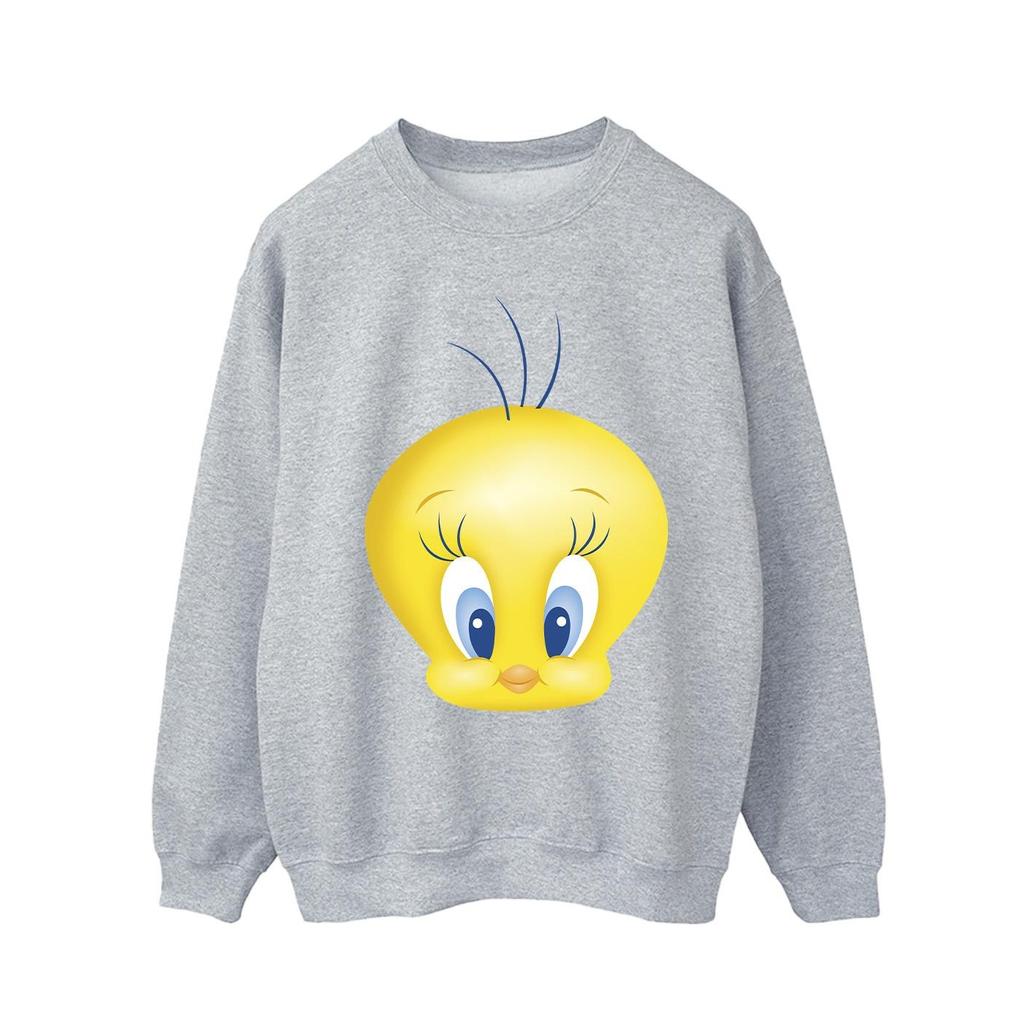 Looney Tunes Mens Tweety Face Sweatshirt