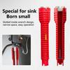1 Set Sink Wrench Heat Resistant Adjustable Faucet Plumbing Pipe Wrench Home Supply