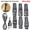 8 шт./набор Двойное отверстие/Одинарный слот Машинка для стрижки волос DC Преобразователь Блок питания Интерфейс преобразования Вилка