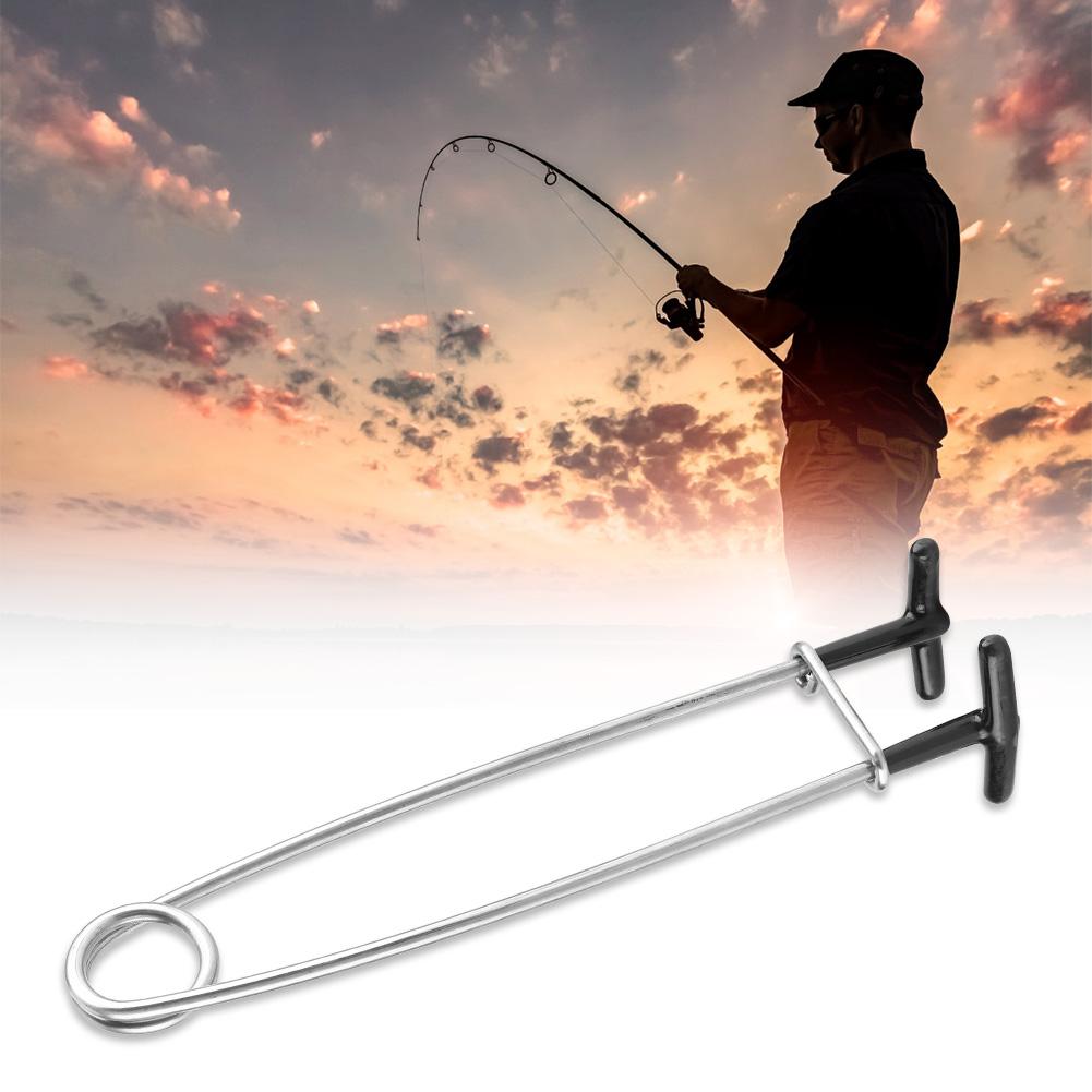 Stainless Steel Fish Mouth Opener Jaw Spreader Saltwater Fishing Tool