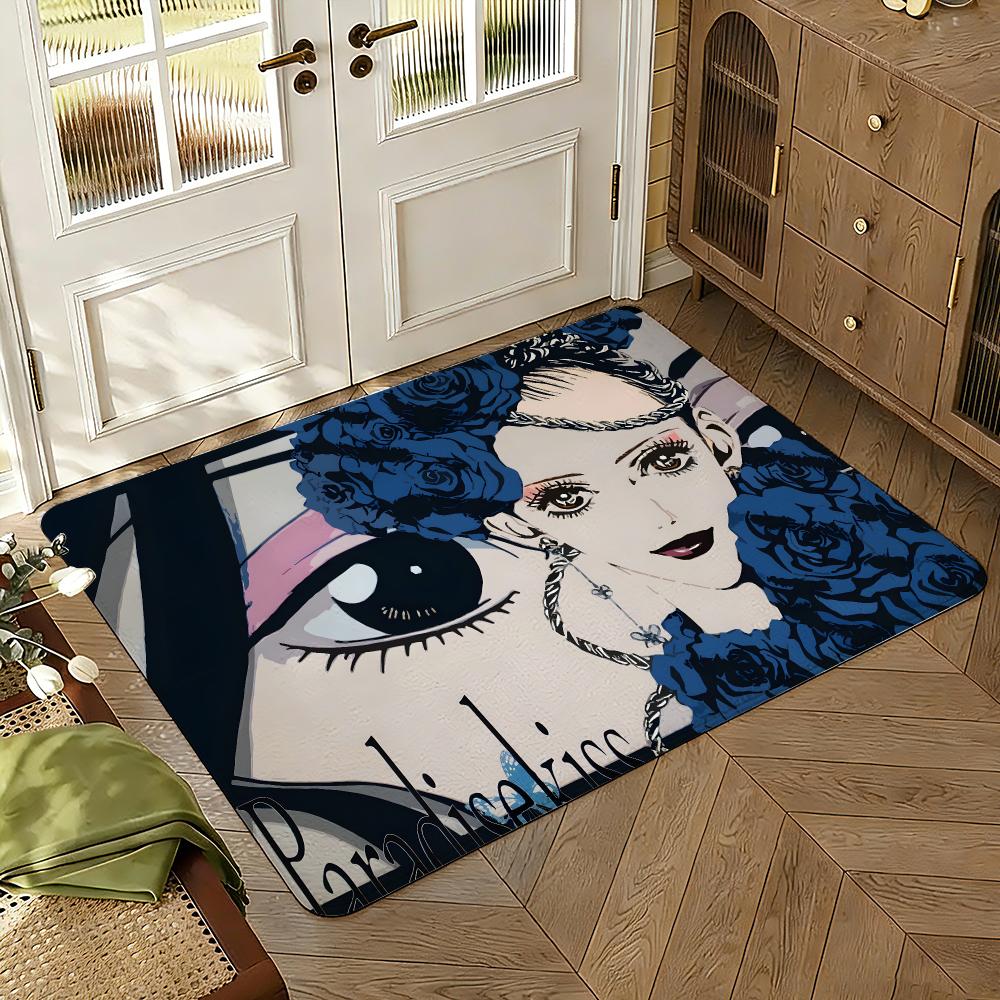 Коврик для пола Paradise Kiss Мягкий Утолщенный Впитывающий Нескользящий Коврик для двери в спальню гостиную Домашний декор Фланелевые ковры