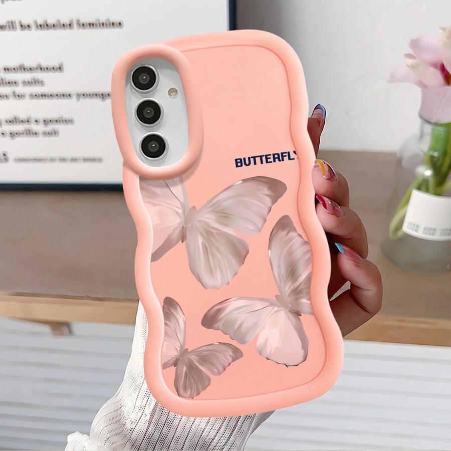 Soft Phone Cover Case for Samsung Galaxy A12 A16 A11 A13 A15 A52 A21s A14 A03 A33 A23 A22 A05 A06 A53 A04 Printed Butterfly