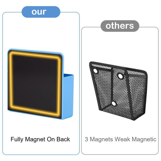 2 шт. магнитный ящик для хранения прочный легкий органайзер для карандашей универсальный магнитный ящик для мелочей для доски на холодильник