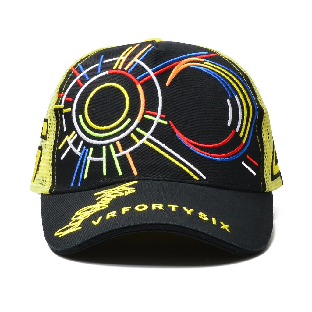 Northwood Car Hat Motorcycle Hat Digital Sun and Moon Embroidered Men's and Women's Baseball Cap Racing F1 Hat