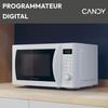 Микроволновая печь Candy Idea CMWA20SDLW 700 Вт Цифровая 20 л Белая - Функция разморозки - 5 уровней мощности - 8 автоматических меню
