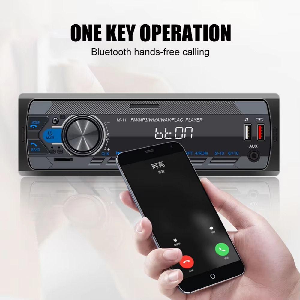 12 В Bluetooth Автомобильный MP3-плеер Светодиодный дисплей Автомобильный MP3-плеер Аудио Автомобильное FM-радио Автомобильная модификация