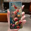 Case For Samsung A10s M01s Clear Silicone Fashion Butterfly Flower Soft Back Cover For Samsung Galaxy A10s Protective Phone Case