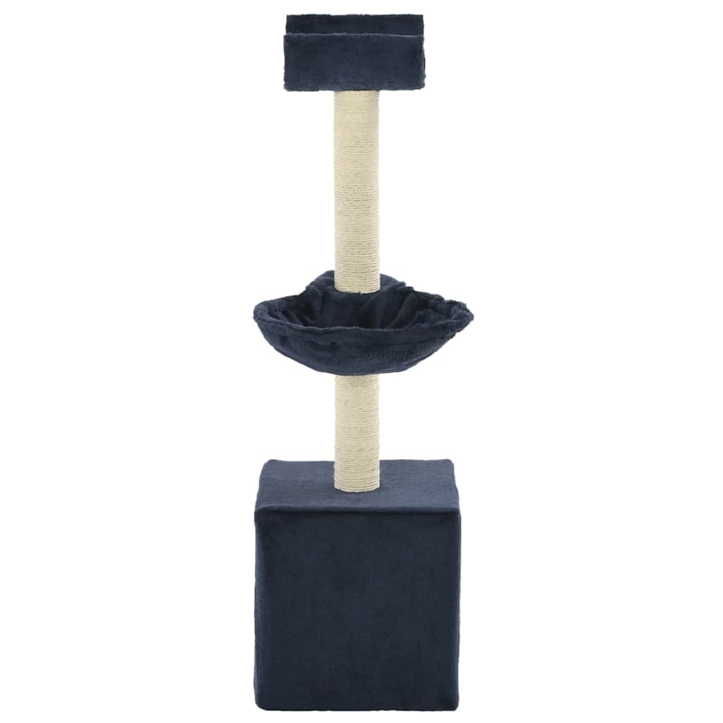 Cat Scratching Post with Sisal Scratching Posts 105 cm Blue