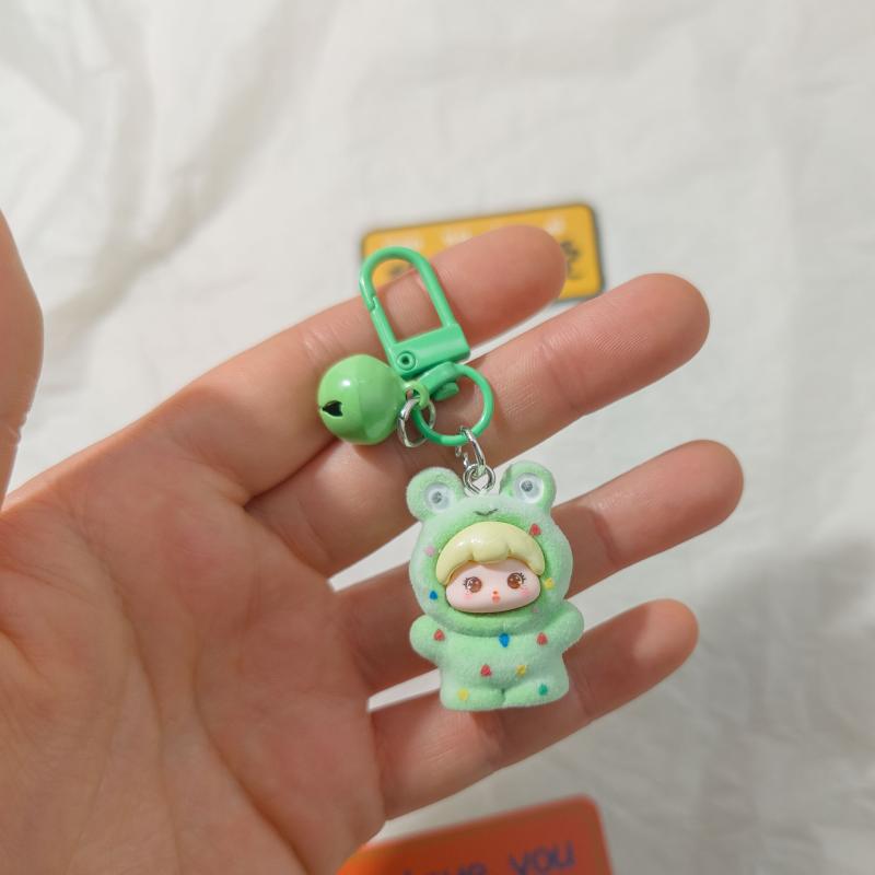Мультяшный Милый Объемный Брелок-Подвеска в виде Куклы из Смолы, Шарм для Сумки, Кольцо для Ключей от Машины, Изысканные Аксессуары для Украшения Рюкзака, Подарок