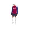 Nike Футболка FC Barcelona Strike Elite с цветным принтом и круглым вырезом, с длинным рукавом, мужские топы, красные FJ5373-621