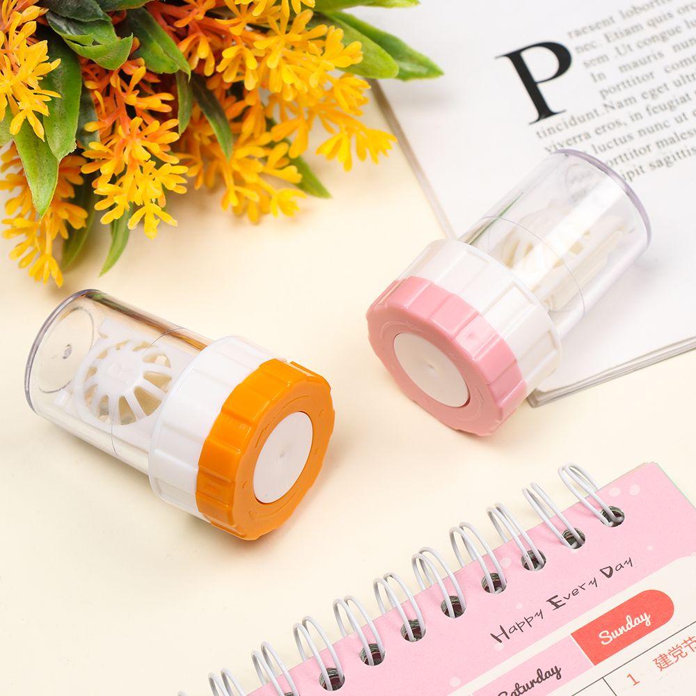 New Portable Plastic Soaking Box Travel Glasses Holder Contact Lens Case Candy Color
