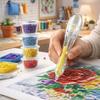 3D Pixel Puzzle Bead Positioning Pen Jam-Free with Bead Containers Fuse Beads Dispenser Educational Anti-slip Automatic Bead Pen