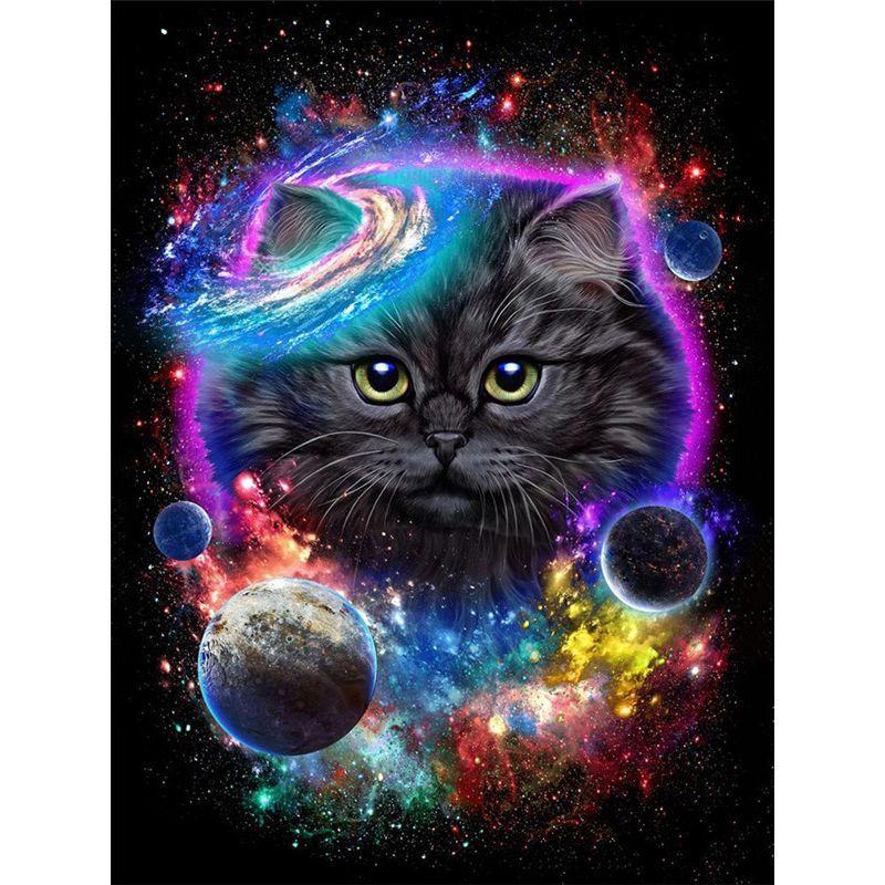 Round Diamond 5D DIY Diamond Painting "Space Planet Dolphin Waves" 3D Mosaic Embroidery Cross Stitch 5D Home Decoration