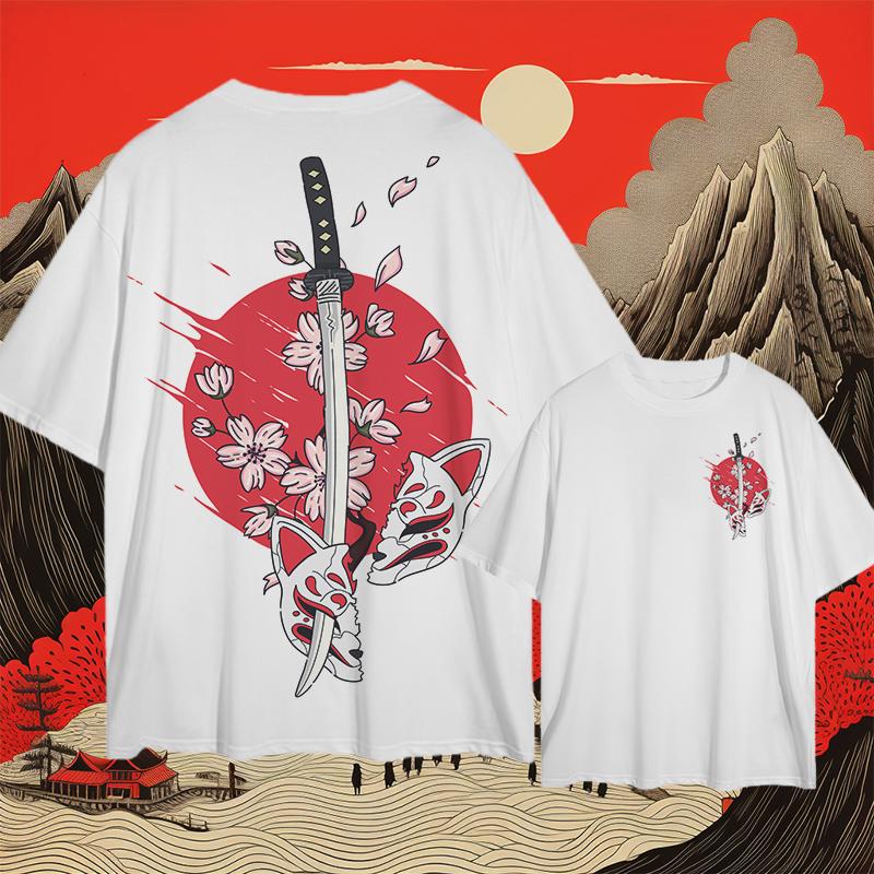 Ретро мужская футболка с принтом самурая 3d, свободные футболки для мужчин, новая модная повседневная мужская одежда, свободные дышащие топы с короткими рукавами