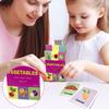 Children's Food, Vegetables English Learning Card Teaching Flash Card