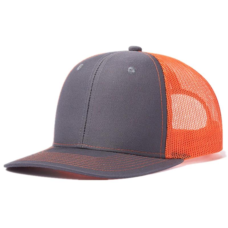 For Men & Women Gender Neutral Two Tone Cap Curved Brim Style Trucker Hat Men & Women Casual Outdoor Air Permeable Ventilated Summer Cap