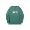 Li Ning X OG Slick Flame Letter Pullover Sweatshirt Unisex Sweatshirt Deep-Palace-Green AWDT727-4