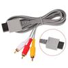 Audio/Video Connection Cable - Nintendo Wii - AV Cable 6FT 1.8M - Retro Composite - 3 RCA Gold Plated