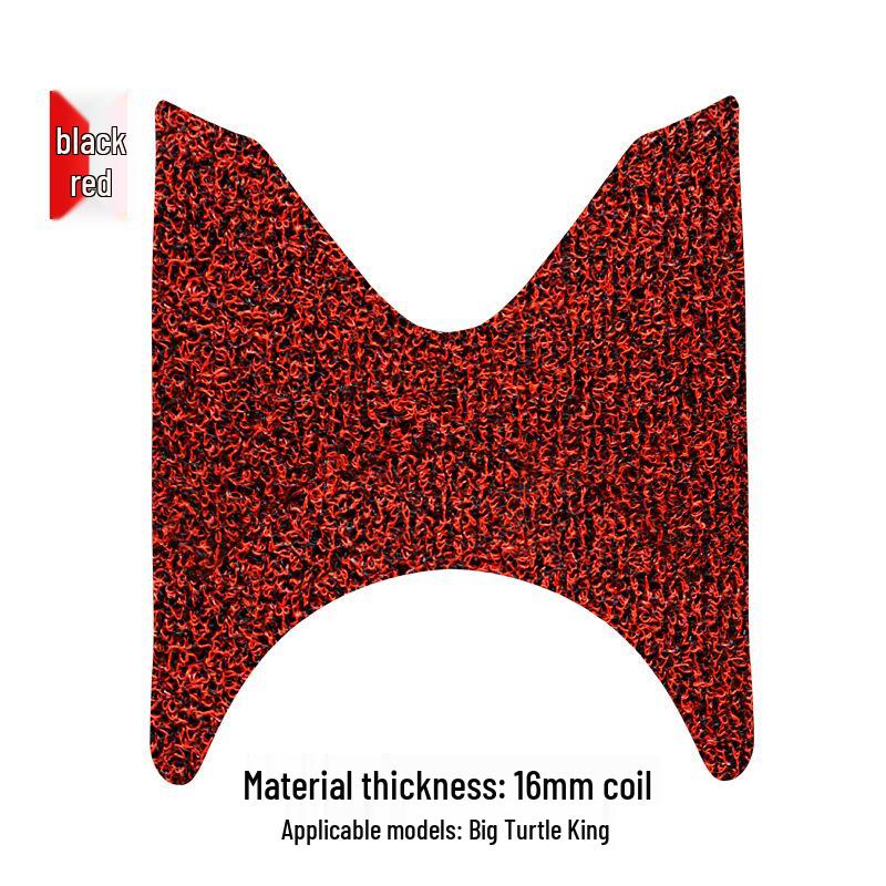 Big Turtle King Electric Motorcycle Non-Slip, Rainproof Foot Pad Silk Ring