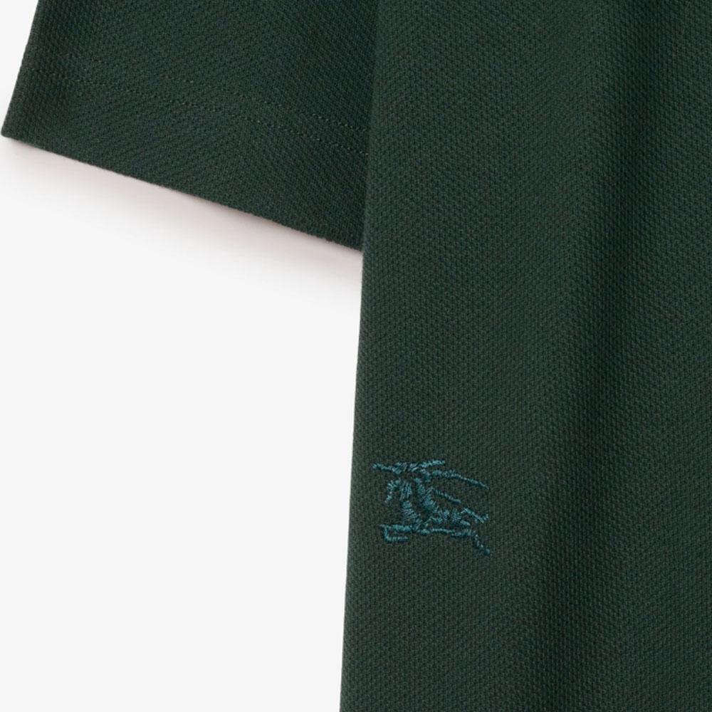 Burberry FW23 Cotton Polo Shirt Polo Shirt Men's Green 80778701