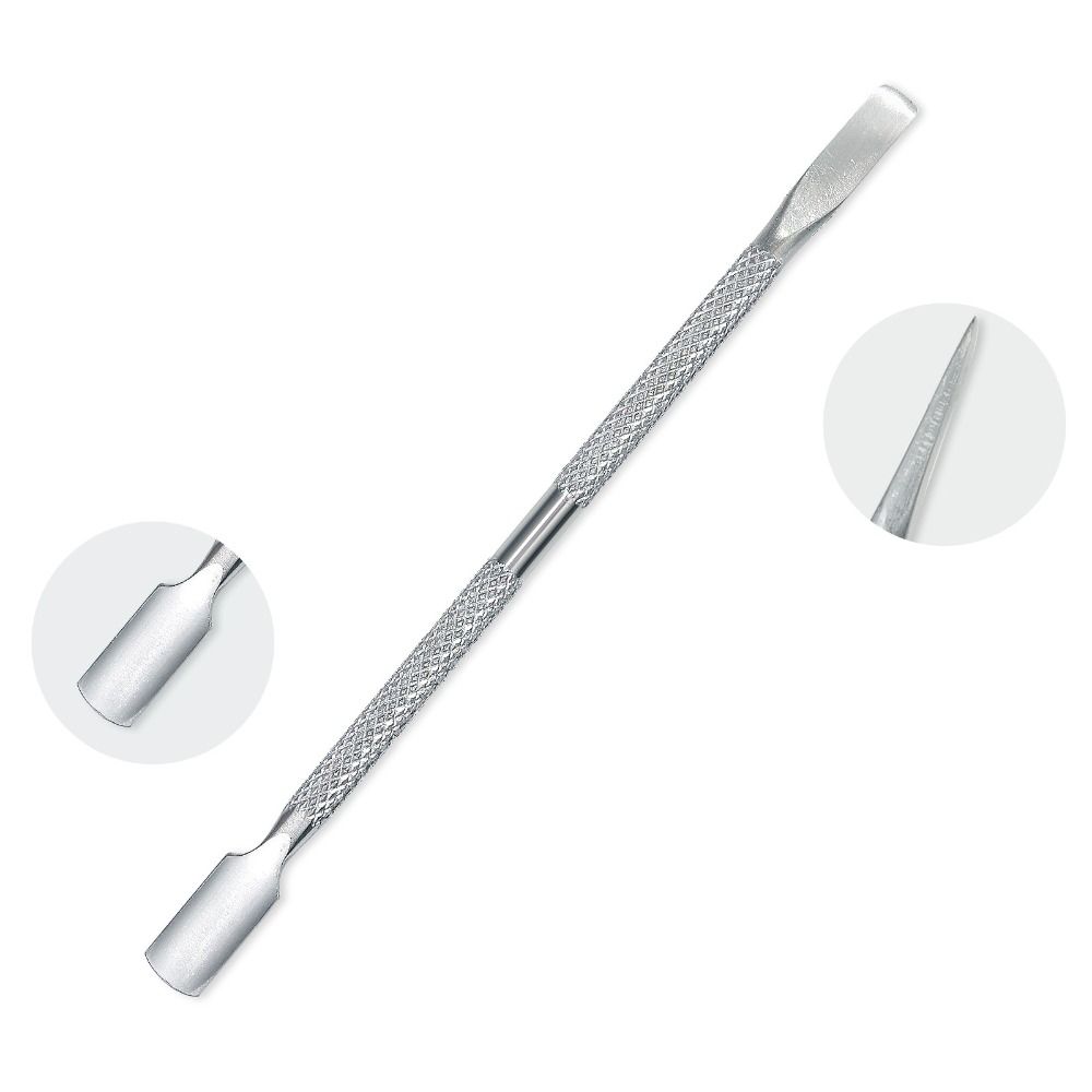 Double Sided Finger Dead Skin Push Stainless Steel Nail Cuticle Pusher High Quality Manicure