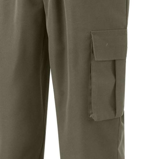 Мужские брюки-карго в японском стиле с множеством карманов, эластичным поясом на шнурке, свободные брюки до щиколотки для пеших прогулок, работы, путешествий