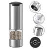 70 мл Электрическая мельница для перца Перезаряжаемая мельница для соли Шейкер Регулируемая степень помола Мощный двигатель Управление одной рукой Нержавеющая сталь