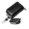 Relay Attack Prevention Key Case for Smart Key Radio Wave Carbon for Luxury Cars and Imported Vehicles [lattre] Men, Compatible, Blocking, Leather,
