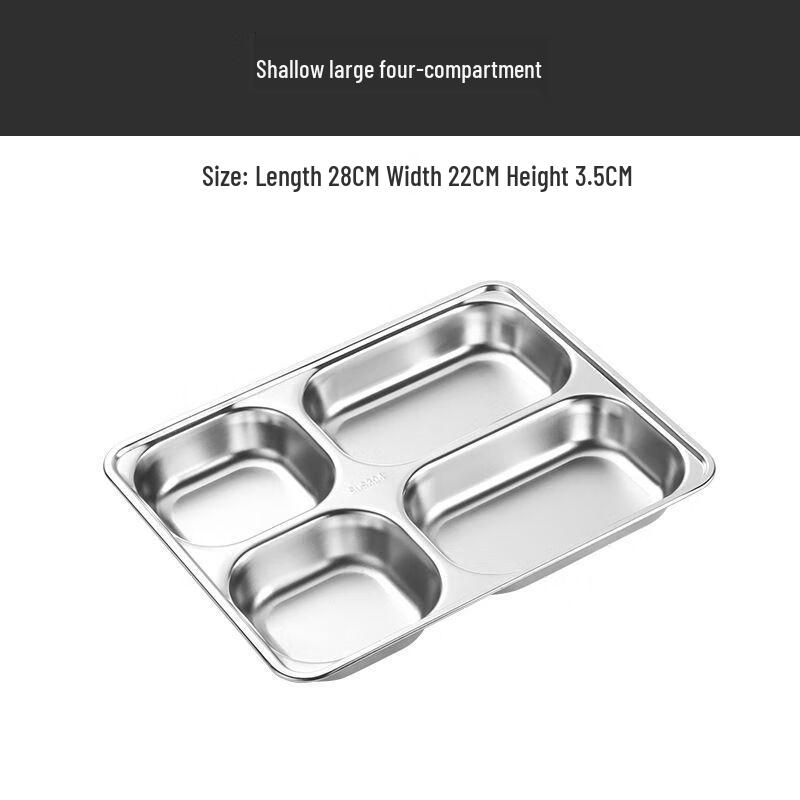 Anmu 304 Stainless Steel 5-Compartment Lunchbox with Lid