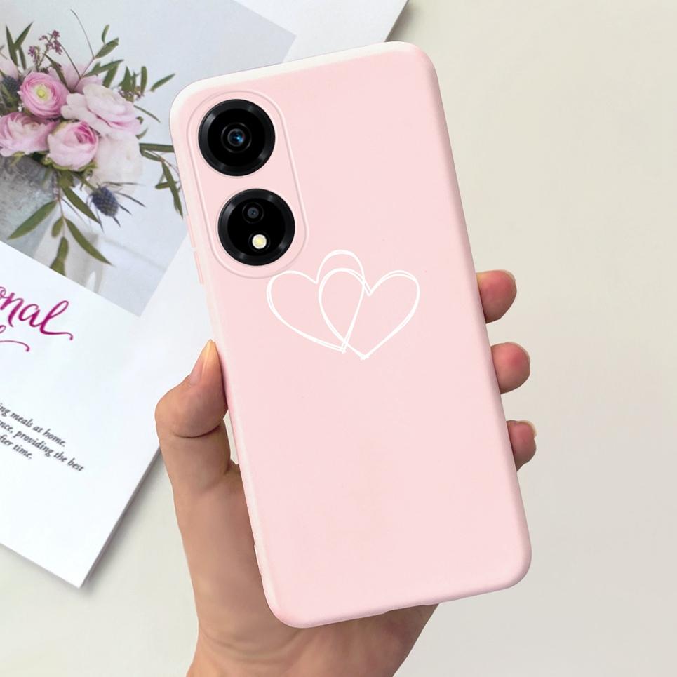 Женский модный девичий чехол для телефона для Honor X5 Plus HonorX5 Coque Funda Цветочный узор Мягкий силикон Funda Huawei Honor X5 Coques