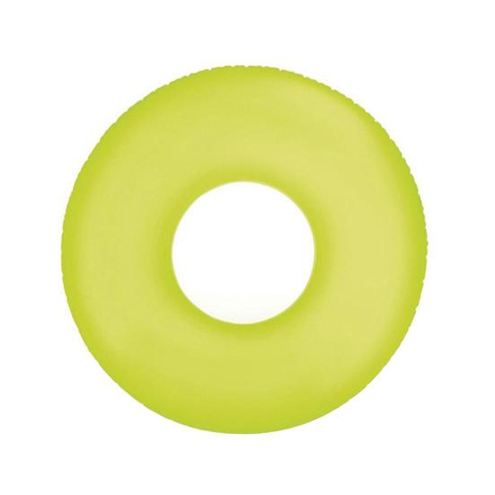 Swimming Ring Inflatable Leakproof Fluorescent Light Neon Light Portable Pool Swim Ring Summer