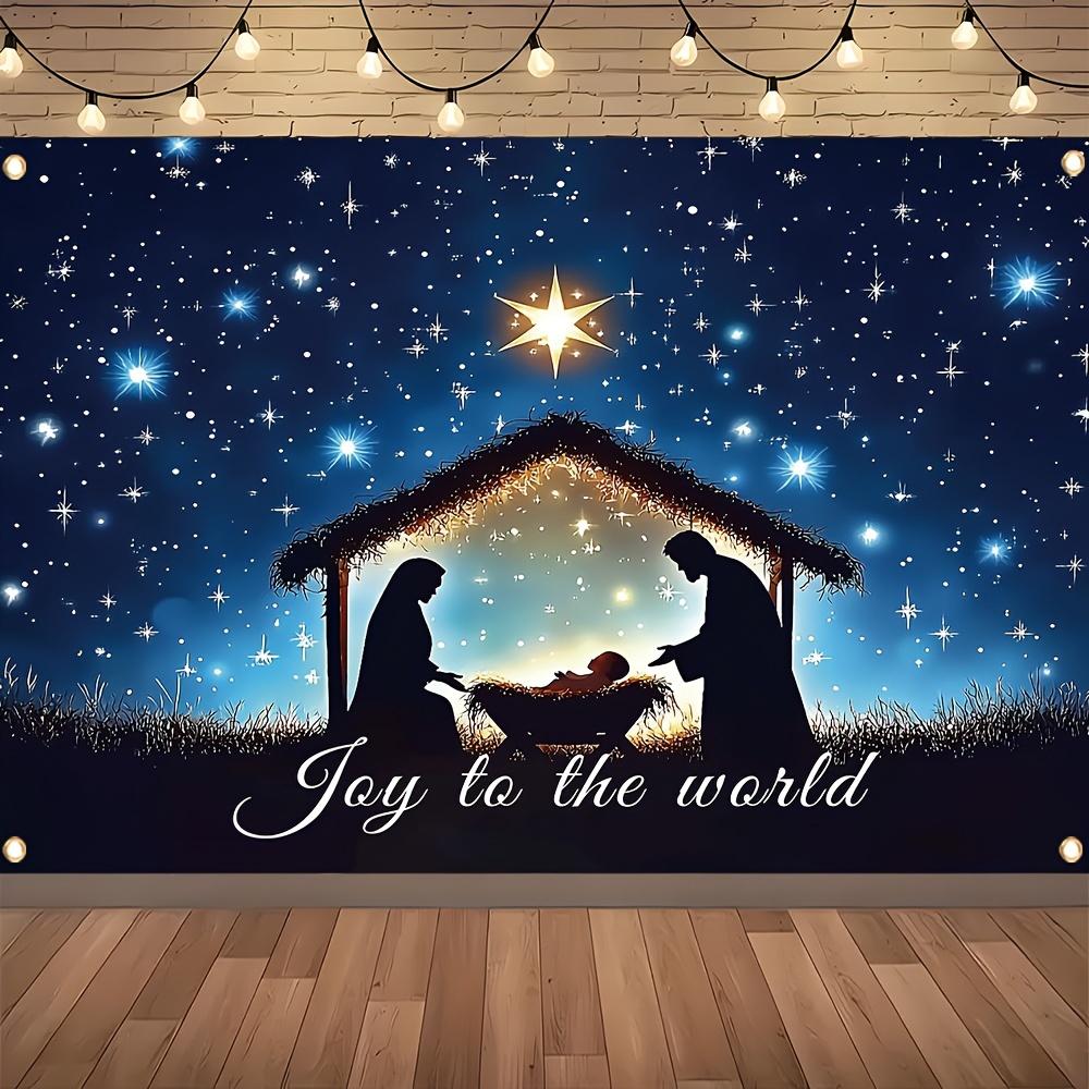 Multi functional Christmas and New Year backgrounds - joyful Christmas scenes, perfect for outdoor parties and home deco