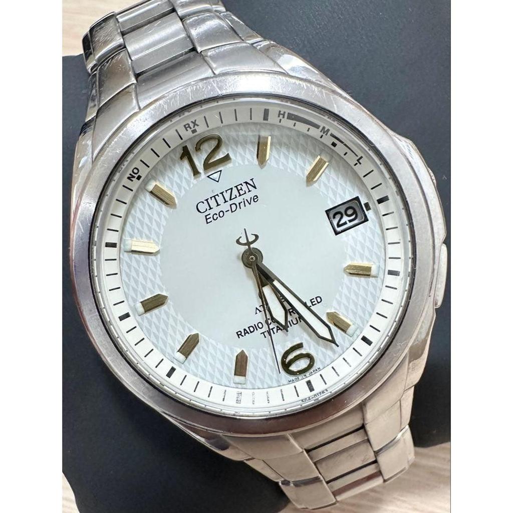 Б/у * Citizen Atessa Eco Drive H410-T003788 Часы Рабочий товар
