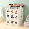 500 Pictures/roll Roll Stickers Tape Cat Expression Handbook Material Decorative Envelope Seal Stickers
