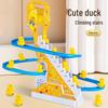 Little Yellow Duck Electric Stair-Climbing Slide Toy for Kids