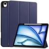 For iPad Air 13 (2025)/(2024) Leather Case Tri-Fold Stand Tablet Cover with Pen Slot