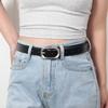 Женский ремень из искусственной кожи, регулируемый по длине, с пряжкой-штифтом, пояс для платья, рубашки, топа, модные аксессуары