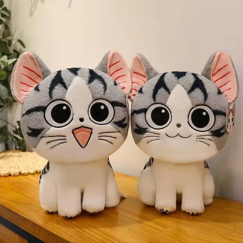 Аниме Милая Кошка Плюшевая Кукла Мягкие Игрушки Для Детей Игрушки 35 СМ