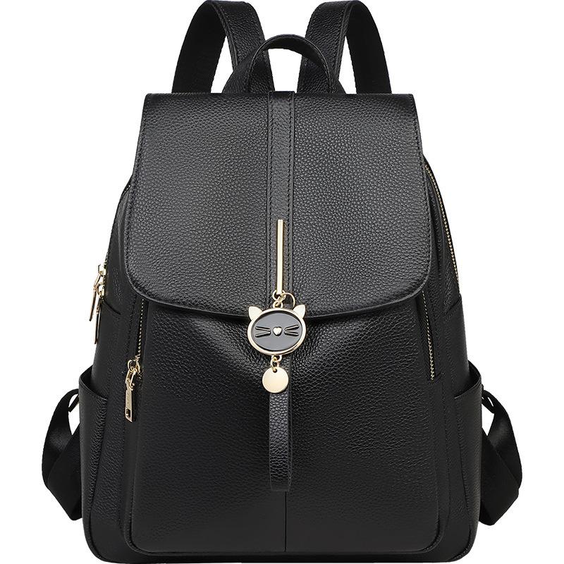 Школьный рюкзак женский модный летний рюкзак для девочек средней школы колледжа дорожная кожаная сумка