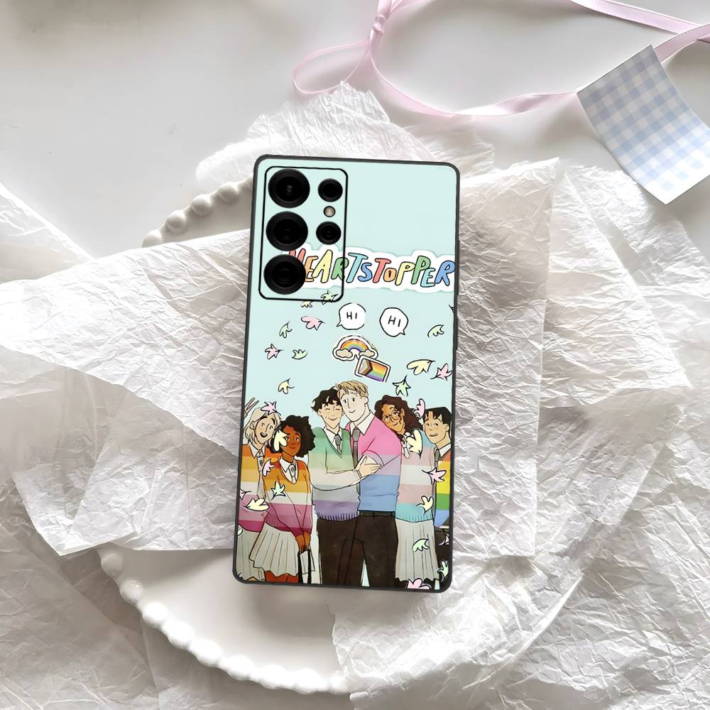 New Heartstopper Anime Phone Case For Samsung S 24 Fe 25 Ultra Plus 20 Lite 21 30 22 23 24 22 Ultra 5G Fundas