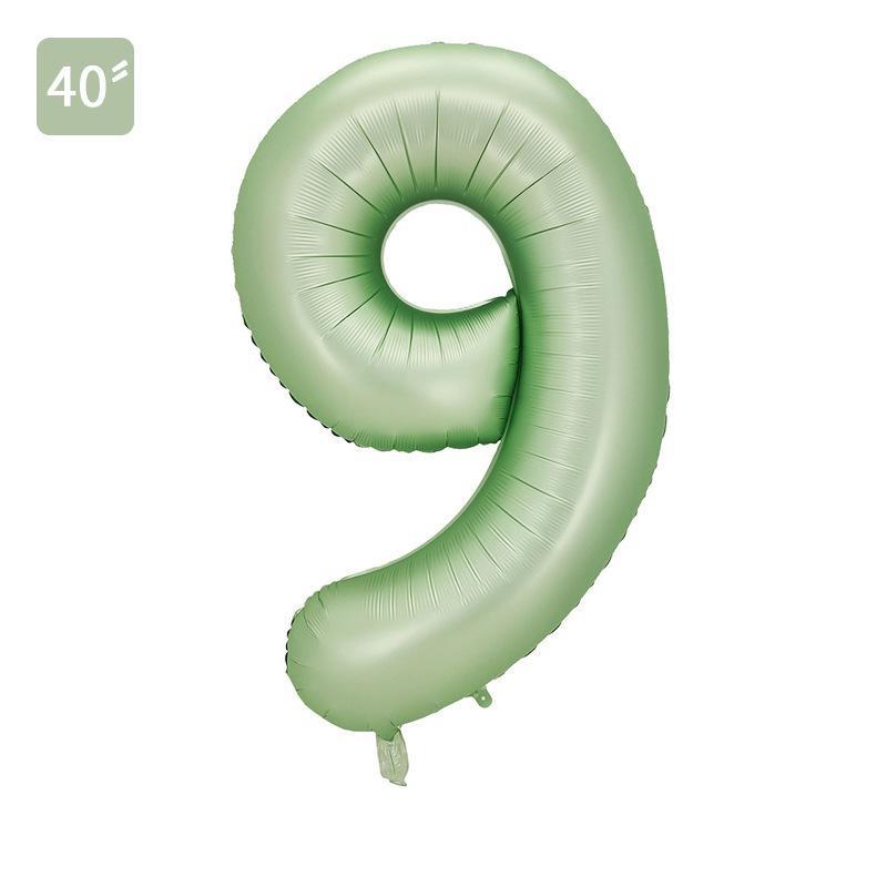 40-дюймовые оливково-зеленые шары с цифрами 0-9 Гелиевые фольгированные цифровые шары для украшения на день рождения, юбилейную вечеринку CDN